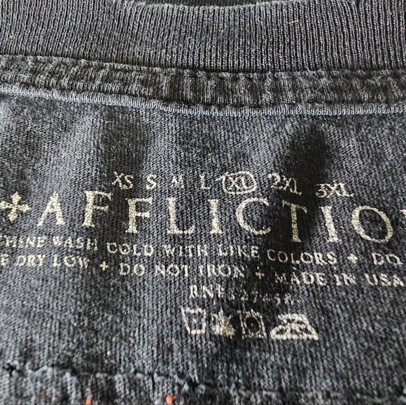 Affliction American Customs Live Fast graphic tee - Picture 6 of 6